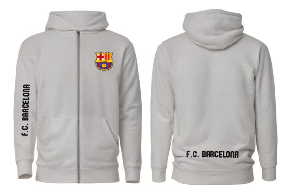 Poleron Con Cierre Futbol Club Barcelona - Fc Barca - Futbol Profesional - Estampaking - Imagen 10