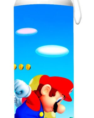 Botella De Aluminio 750ml Mario Bros - Estampaking