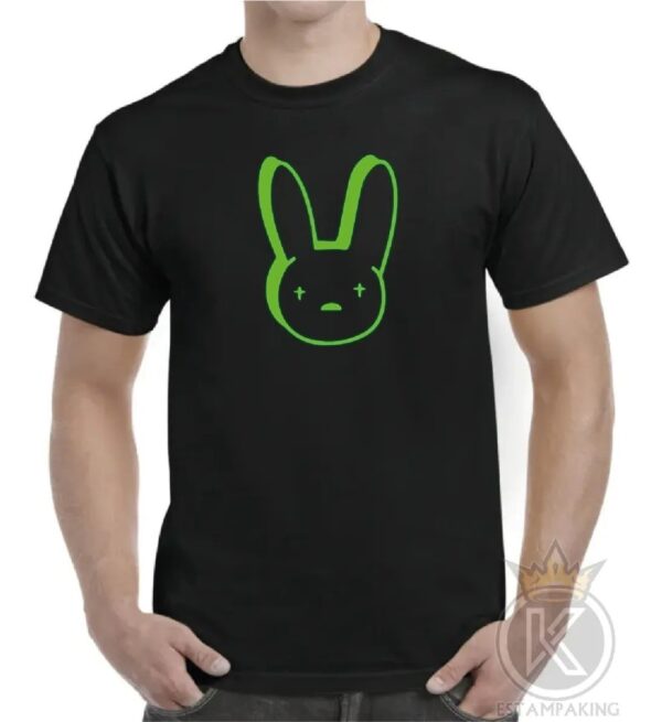 Polera Bad Bunny+jockey Gorro - Reguetón - Estampaking - Imagen 5