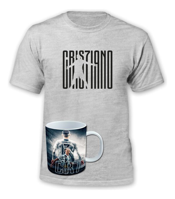 Polera Cristiano Ronaldo + Tazon - Futbol Cr7 - Estampaking - Imagen 10