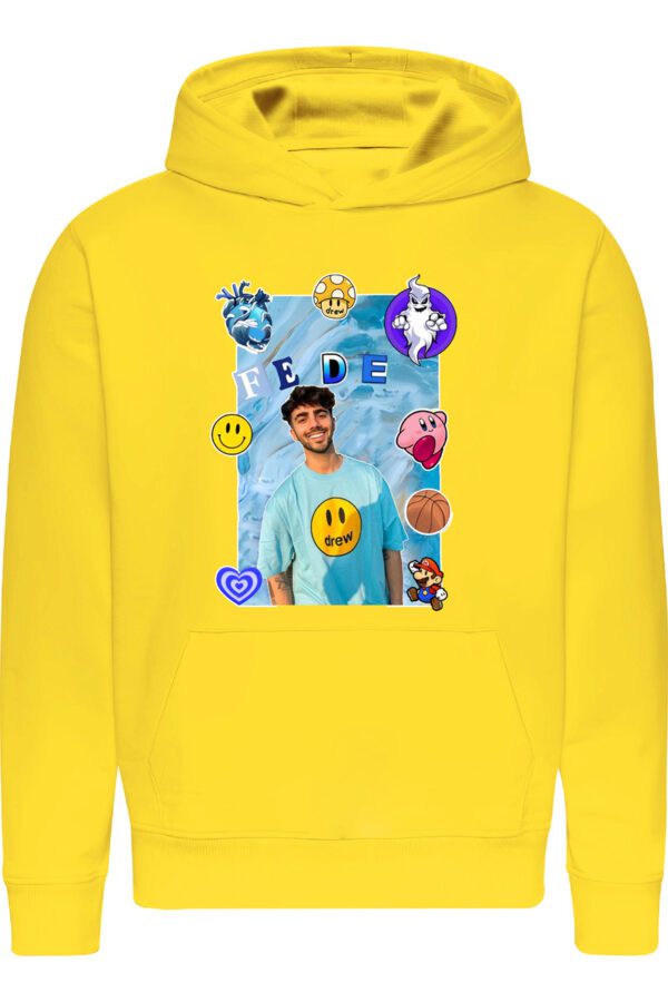 Poleron Fede Vigevani - Edicon 2 - Youtuber Drew - Justin - Estampaking - Imagen 13
