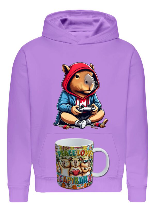 Poleron Capibara + Tazon - Gamer - Carpincho Honestidad Sinceridad - Estampaking - Imagen 19