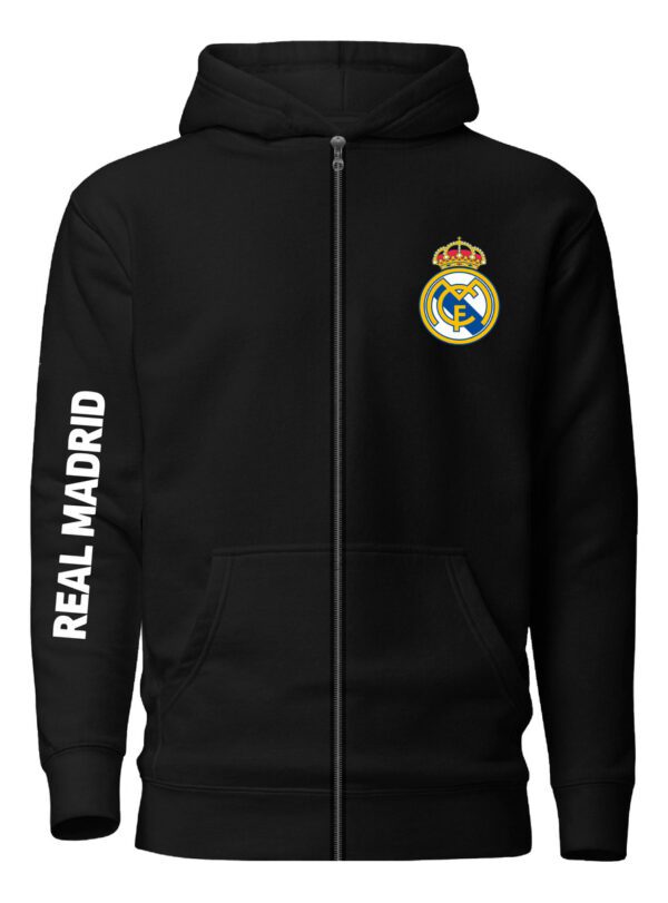 Poleron Con Cierre Real Madrid - Hala Madrid - Futbol Profesional - Estampaking - Imagen 5