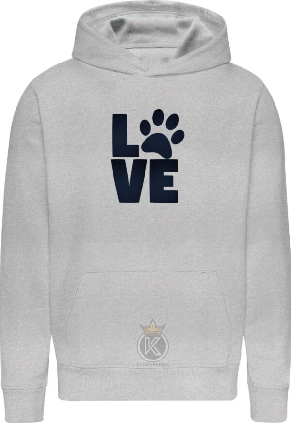 Poleron Love Perruno - Amor - Perrito - Animal - Estampaking - Imagen 7