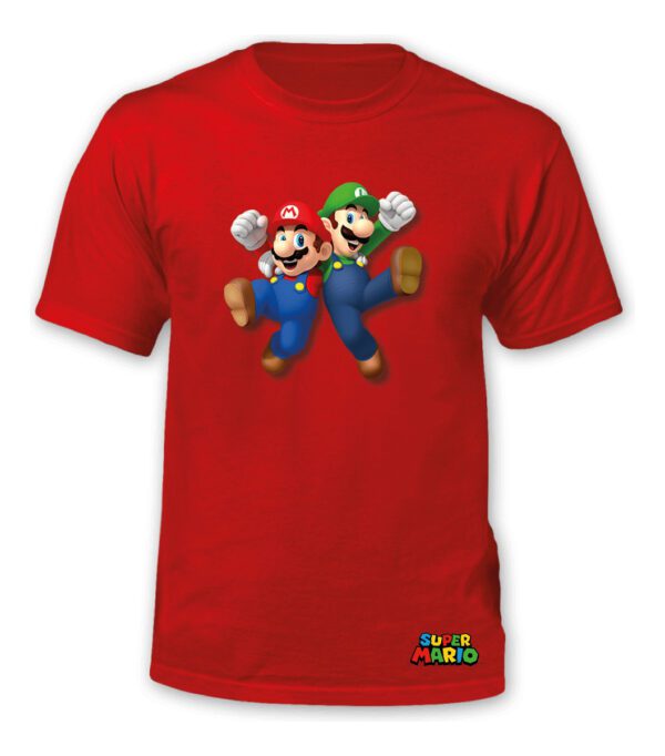 Polera Mario Bros Y Luigui - Ninteno - Pelicula - Estampakin