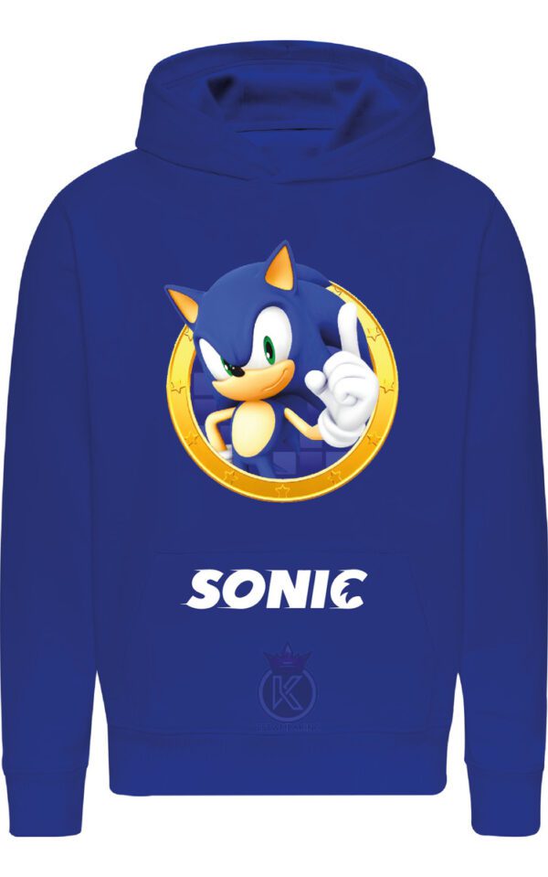 Poleron Sonic - Erizo - Videojuegos - Serie - Comics - Dibujos Animados - Niños Adultos - Estampaking - Imagen 3