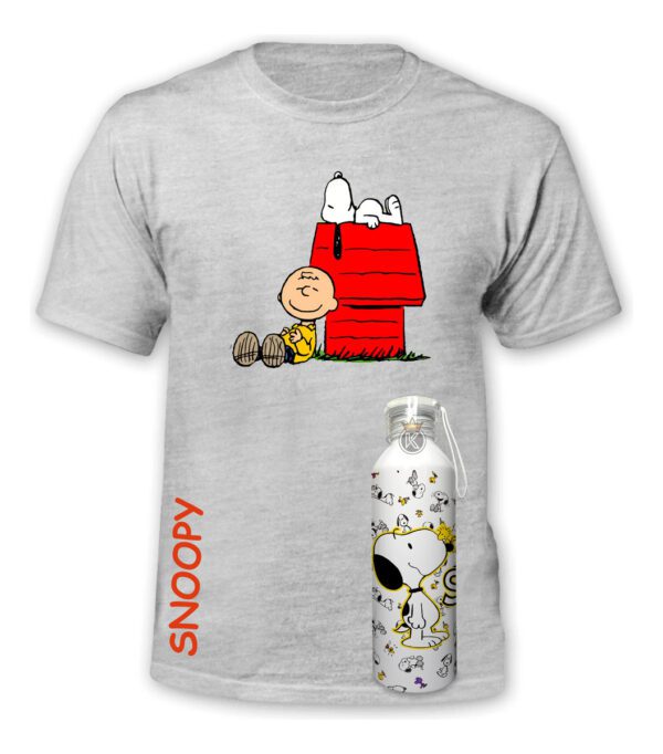 Polera Snoopy + Botella En Aluminio - Charlie - Estampaking - Imagen 10