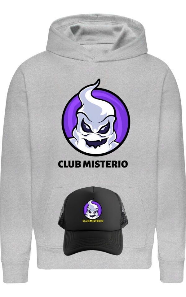Poleron Club Misterio + Gorro Jockey - Fede - Youtuber 2 - Influencer - Edicion Morado - Estampaking - Imagen 10