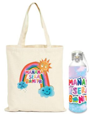 Tote Bag Mañana Sera Bonito Tour + Botella - Estampaking
