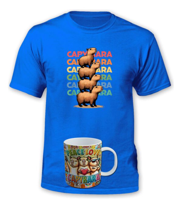 Polera Capibara + Tazon/mug - Carpincho = - Estampaking - Imagen 15