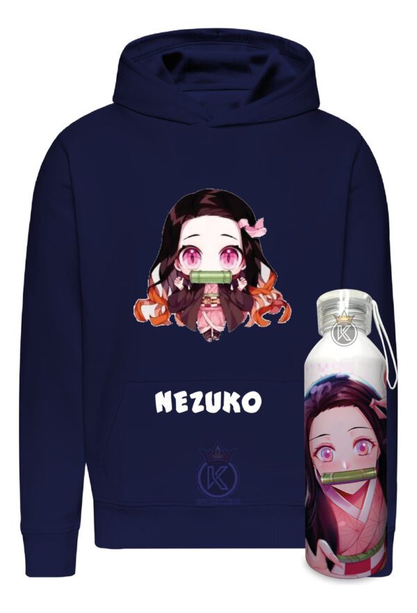 Poleron Nezuko - Kamado + Botella En Aluminio 750ml - Serie - Anime - Estampaking - Imagen 22