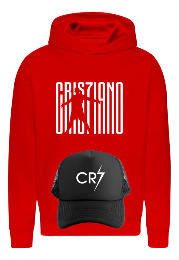 Poleron + Jockey Gorro Cristiano Ronaldo - Futbolista Portugués - Jugador - Fifa - Estampaking - Imagen 25