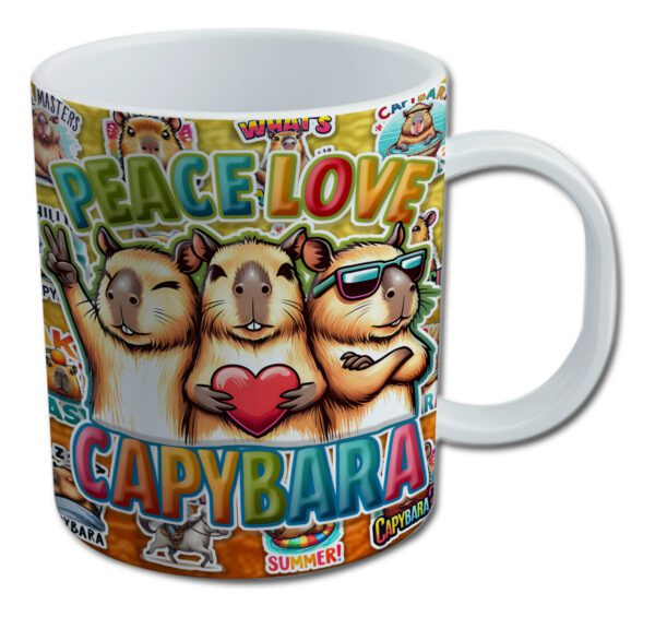 Polera Capibara + Tazon/mug - Carpincho = - Estampaking - Imagen 2