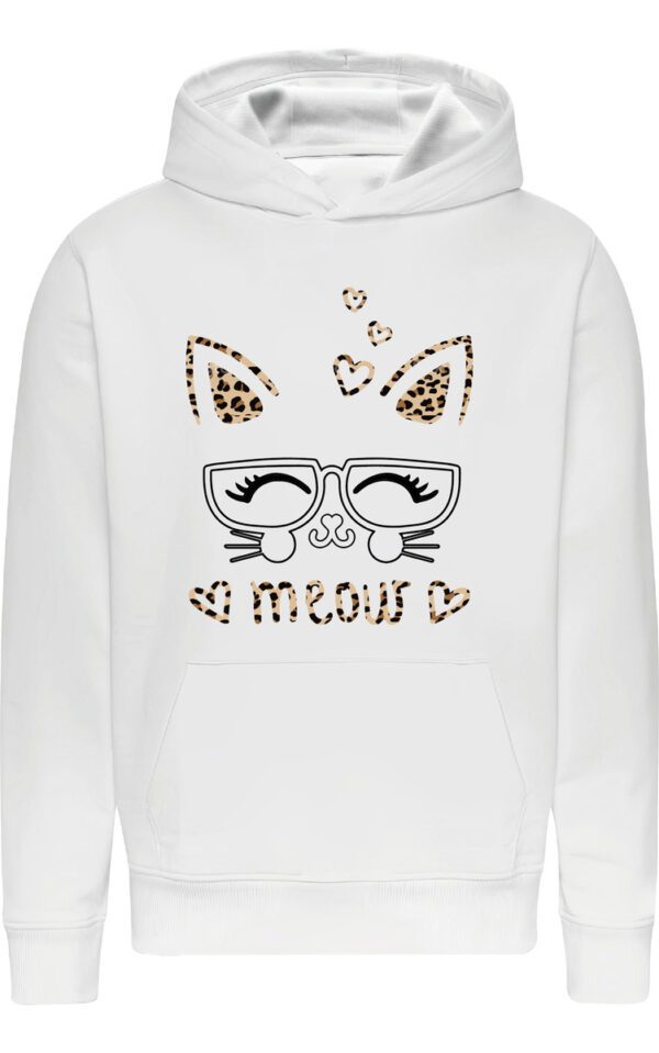 Poleron Gato Con Lente - Gatito - Animal Print - Meow - Estampaking - Imagen 5
