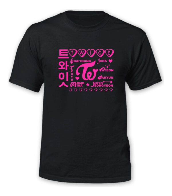 Polera Twice - K-pop - Musica - Lovely - Tzuyu - Estampaking - Imagen 5