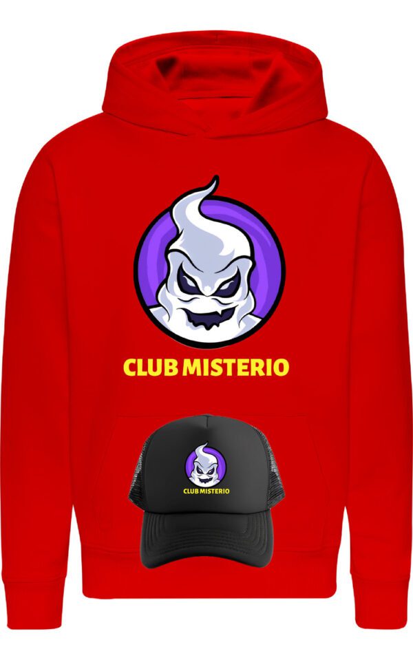 Poleron Club Misterio + Gorro Jockey - Fede - Youtuber 2 - Influencer - Edicion Morado - Estampaking - Imagen 22