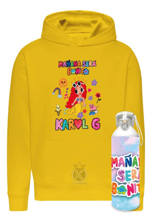 Poleron Karol G B + Botella En Aluminio . - Estampaking - Imagen 13