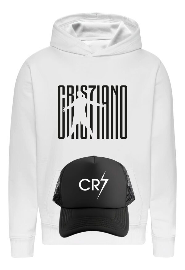 Poleron + Jockey Gorro Cristiano Ronaldo - Futbolista Portugués - Jugador - Fifa - Estampaking - Imagen 7
