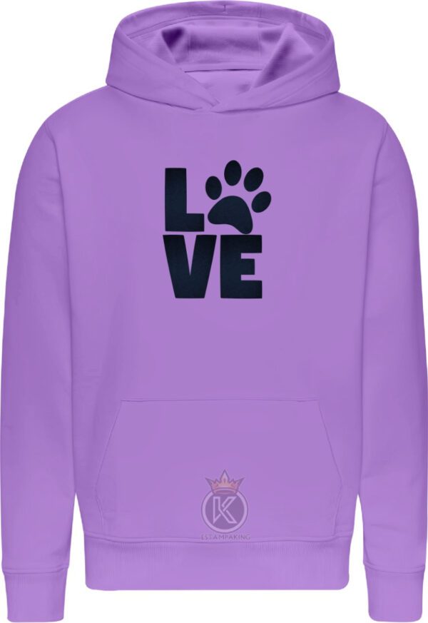 Poleron Love Perruno - Amor - Perrito - Animal - Estampaking - Imagen 11