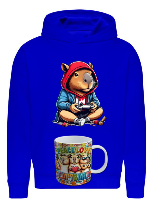 Poleron Capibara + Tazon - Gamer - Carpincho Honestidad Sinceridad - Estampaking - Imagen 10