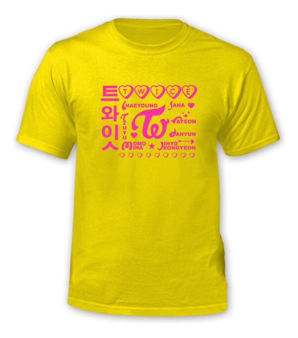 Polera Twice - K-pop - Musica - Lovely - Tzuyu - Estampaking - Imagen 11