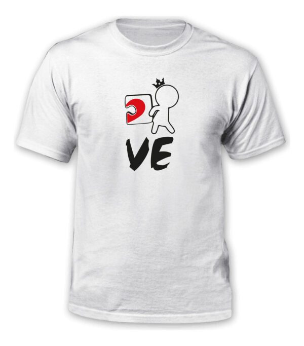 Polera Pareja Lo Ve - Amor - Rompecabeza - Estampaking - Imagen 27