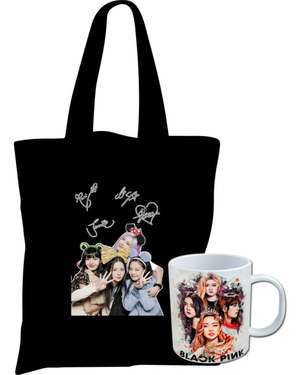 Tote Bag Bolsa Blackpink + Tazon - K-pop Music - Estampaking