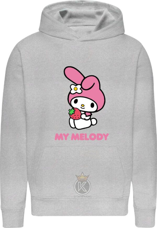 Poleron My Melody - Sanrio - Hello Kitty - Coneja Blanca- Serie - Infantil - Japonesa - Estampaking - Imagen 7