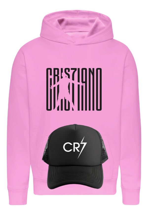 Poleron + Jockey Gorro Cristiano Ronaldo - Futbolista Portugués - Jugador - Fifa - Estampaking