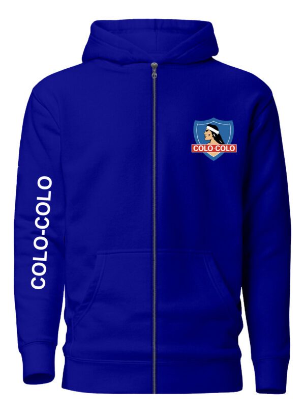 Poleron Con Cierre Colo Colo - Eterno Campeon - Futbol Chileno - Estampaking - Imagen 8