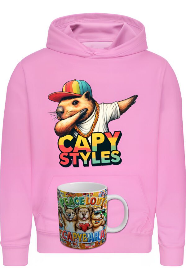 Poleron Capibara + Tazon - Capy Style - Carpincho Honestidad Sinceridad - Estampaking - Imagen 25