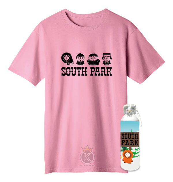 Polera South Park + Botella En Aluminio 750ml - Estampaking