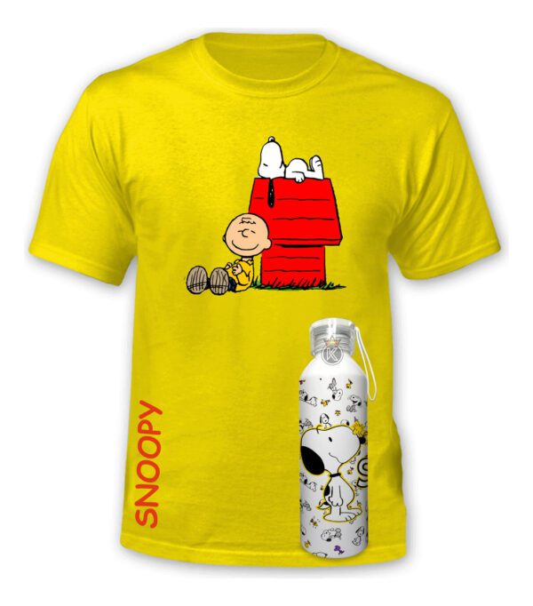 Polera Snoopy + Botella En Aluminio - Charlie - Estampaking - Imagen 13
