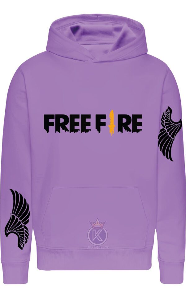 Polerón Free Fire - Juego De Sobrevivencia - Asas Alas Mochila Angelical - Estampaking - Imagen 9
