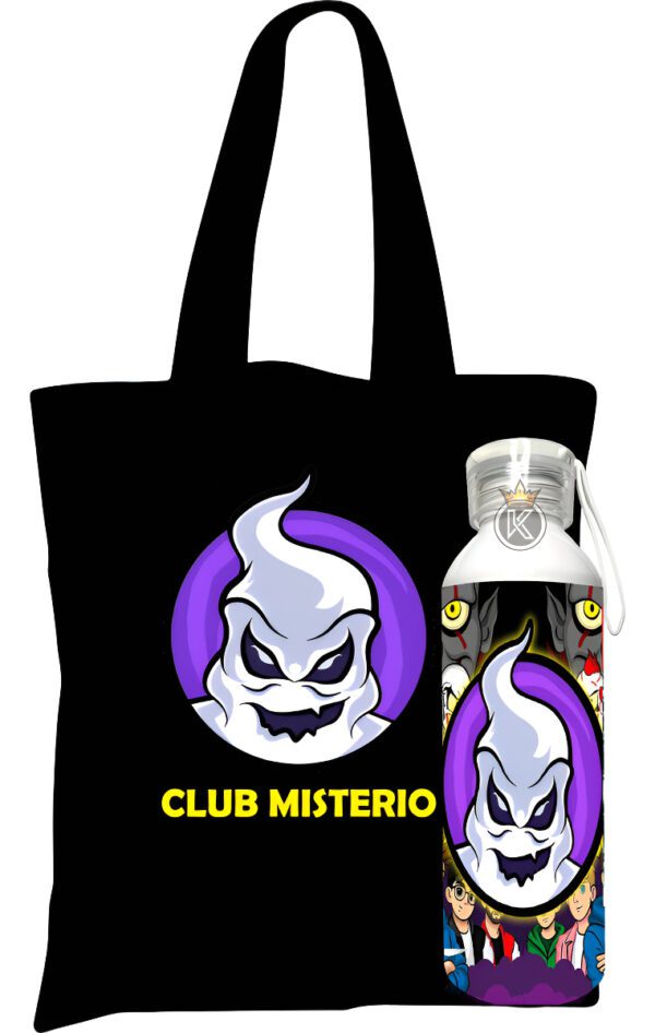 Tote Bag Bolsa Club Misterio + Botella Alumini - Estampaking - Imagen 3