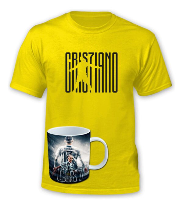 Polera Cristiano Ronaldo + Tazon - Futbol Cr7 - Estampaking - Imagen 19