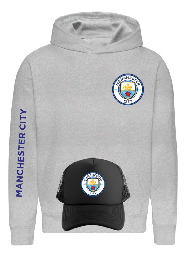 Poleron Manchester City Football Club + Gorro Jockey - Club De Fútbol - Estampaking - Imagen 16