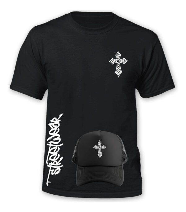 Polera Drip + Jockey Gorro - Cruces 1 - Estampaking