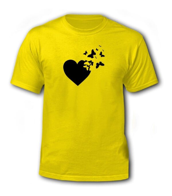 Polera Corazón - Mariposas - Desvaneciéndose - Estampaking - Imagen 11