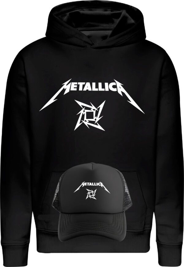 Poleron Metallica + Jockey Gorro - Thrash Meta - Rock - Musica - Estampaking - Imagen 10