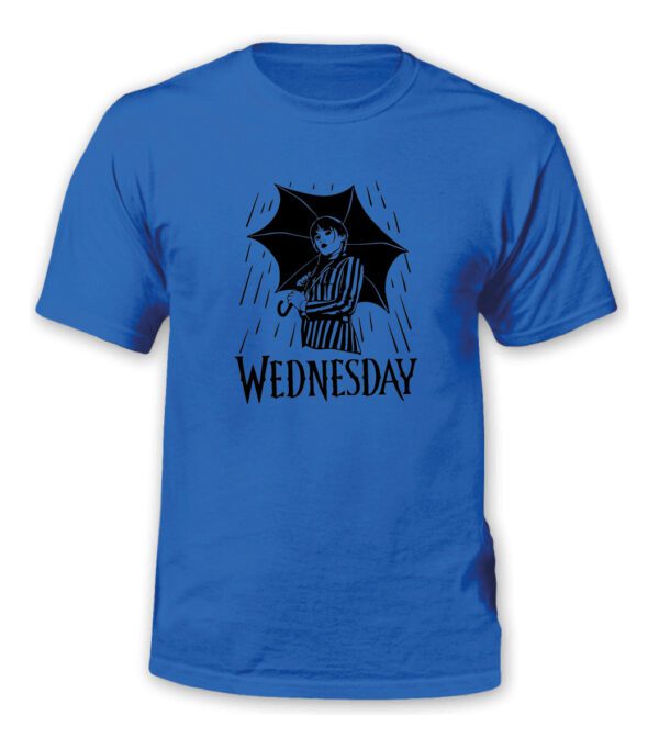 Polera Merlina - Wednesday - Bajo La Lluvia - Estampaking - Imagen 9