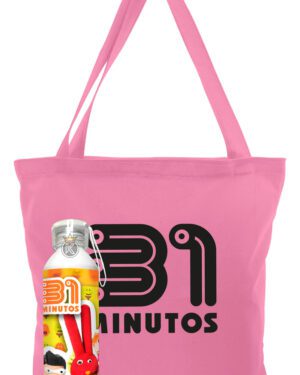 Tote Bag 31 Minutos R + Botella En Aluminio - Estampaking
