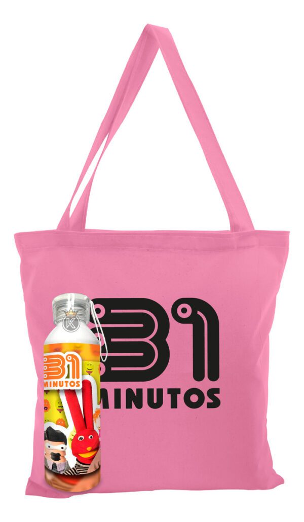 Tote Bag 31 Minutos R + Botella En Aluminio - Estampaking