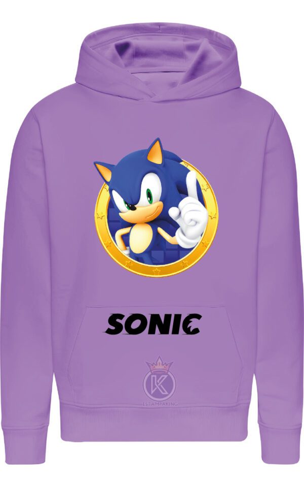 Poleron Sonic - Erizo - Videojuegos - Serie - Comics - Dibujos Animados - Niños Adultos - Estampaking - Imagen 13