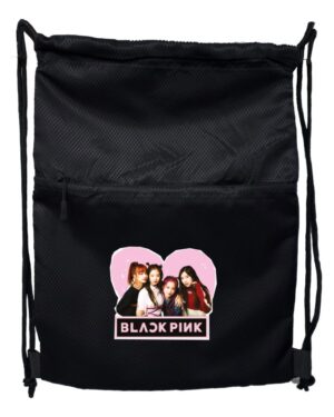 Bolso Tipo Morral Con Cierre Black Pink - Estampaking