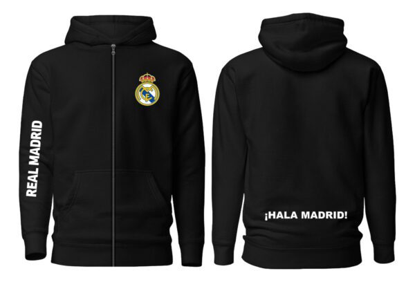 Poleron Con Cierre Real Madrid - Hala Madrid - Futbol Profesional - Estampaking - Imagen 4