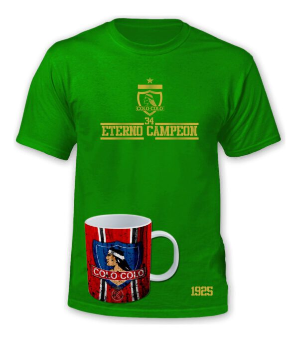 Polera Colo Colo + Tazon - Futbol - Estampaking - Imagen 22