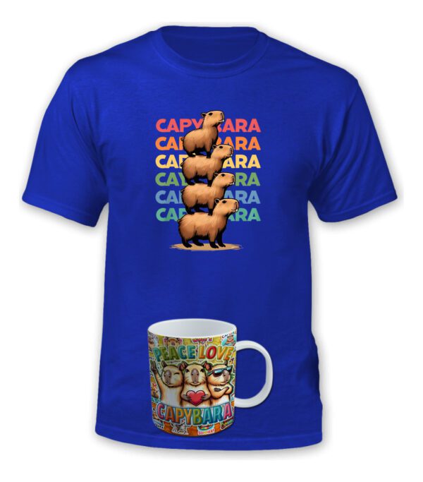 Polera Capibara + Tazon/mug - Carpincho = - Estampaking - Imagen 9