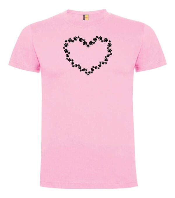 Polera Amor Perruno - Corazón - Patas - Estampaking