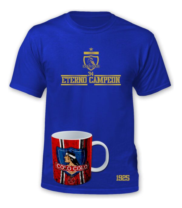 Polera Colo Colo + Tazon - Futbol - Estampaking - Imagen 16